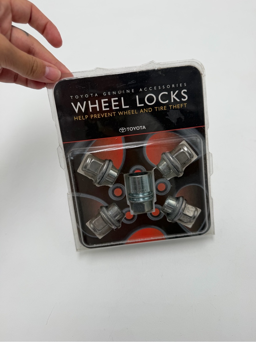 Toyota Alloy Wheel Lock Set 00276-00900 Genuine Toyota Accessory ( short ones )